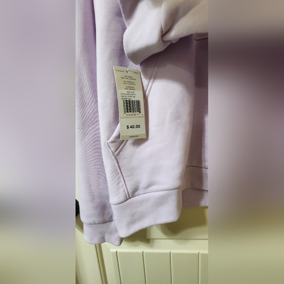 Adidas Kids Lavender Hoodie- Fits Women S-M! - Picture 4 of 7